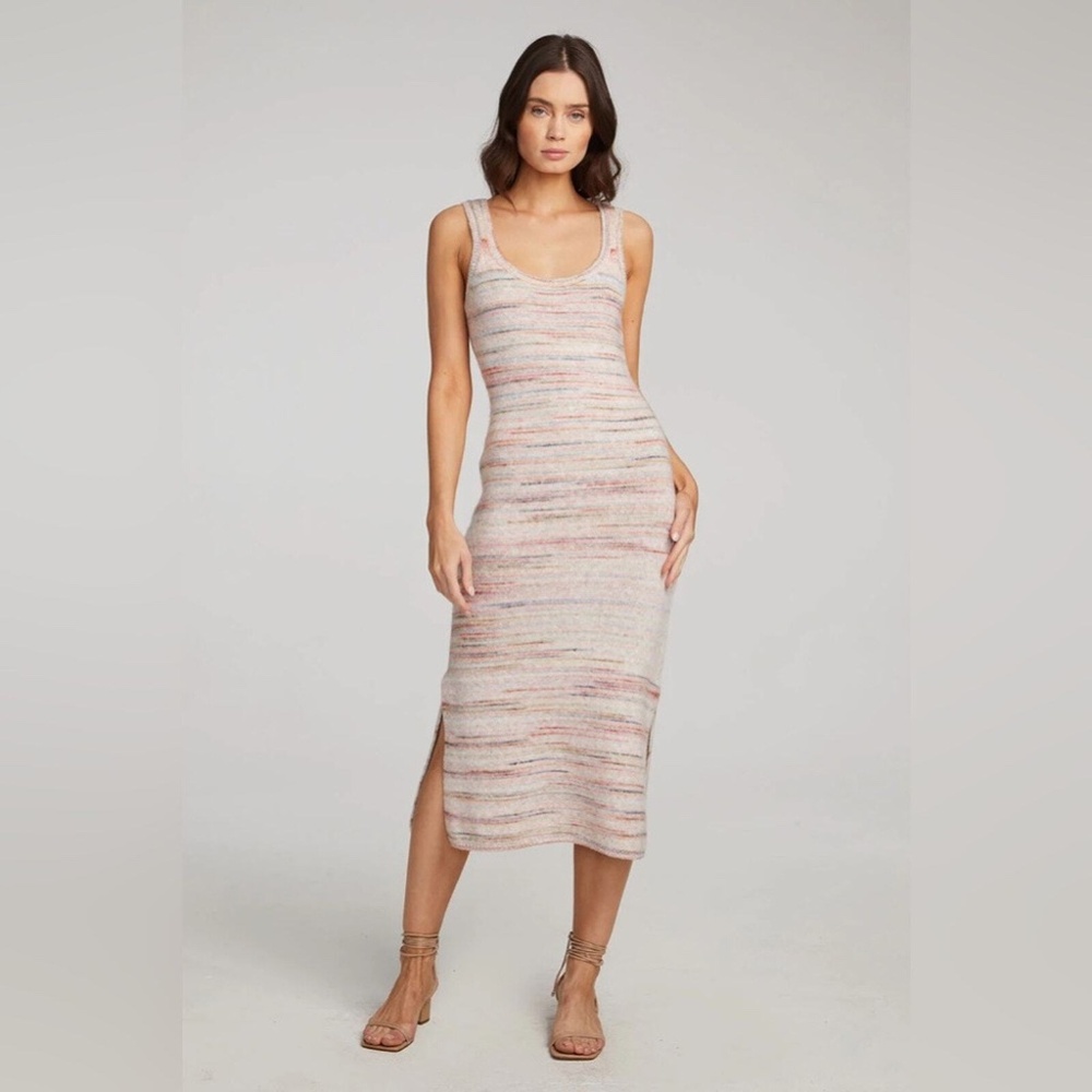 NWT Saltwater LUXE Striped Sweater Dress sz M